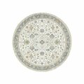 Mayberry Rug 7 ft. 10 in. Windsor Manchester Round Rug, Ivory WD4022 8RD